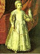 Philippe de Champaigne little girl with falcon Spain oil painting artist